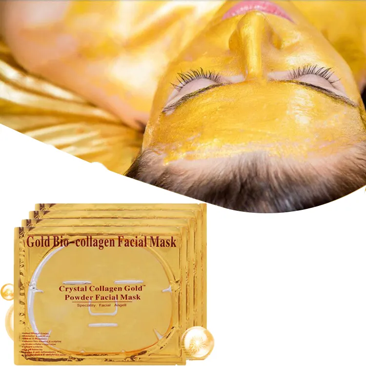 Kollagen Gesichts maske heben und straffen Hydro gel 24 Karat Gold Gesichts maske Außenhandel Kosmetik Großhandel feuchtigkeit spendende Gesichts behandlung