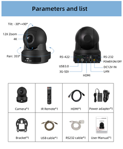 Factory Supply OEM CMOS Full 1080p 4k SDI POE IP Video <strong>Camera</strong> for Live Streaming and Video Conference Solution Church - Product Image 6