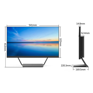 Directo de fábrica Computadora todo en uno de pantalla ancha de 23,8 pulgadas con diseño sin tablero Intel Core I3 I5 I7 I9 TYPE C DVD RW SSD 8GB RAM - Product Image 1