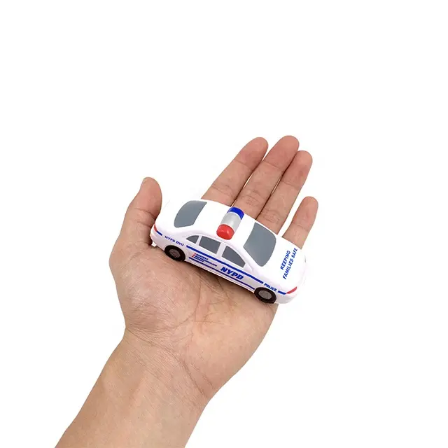 De alta calidad de regalo de la promoción juguete de la PU espuma en forma de bola de estrés SUV antiestrés juguete
