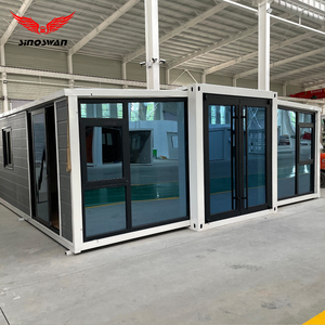 เหล็ก 20Ft 40Ft มือถือสําเร็จรูปบ้าน 2 3 4 5 ห้องนอนแบบพับได้ขยายมินิคอนเทนเนอร์บ้านสําเร็จรูปหรูหรา Villa - Product Image 1