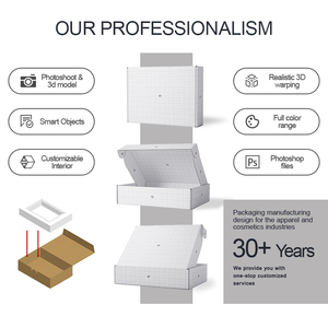 Sản Phẩm Tùy Chỉnh Mailer Hộp Bao Bì In Ấn Quần Áo Trang Phục Sóng Tùy Chỉnh Hộp Tóc Giả Với Logo Bao Bì - Product Image 5