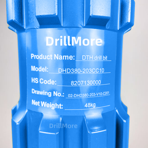 DHD380 DHD High-Impact Carbide <strong>Button</strong> <strong>Bit</strong> for Vertical Shaft Sinking in Granite Quarries