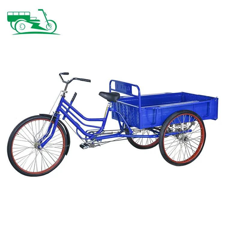Toptan fiyat büyük kapasiteli arabası 200kg Trike açık vücut 3 tekerlekli bisiklet yetişkin pedallı çekçek kargo diğer üç tekerlekli bisiklet