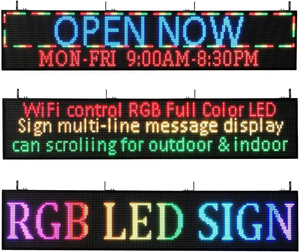 Programmier bare wasserdichte hoch auflösende Farbe Außenwerbung Led Display Scrolling Screen Mobile Message Signage - Product Image 3