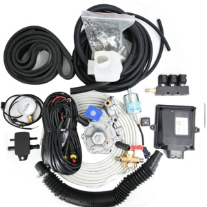 Yakıt sistemleri için 4 silindir yakıt enjektörü Gnc dönüşüm kiti OBD ile otomobiller için doğal gaz kiti gnv gnc gaz sistemi - Product Image 4