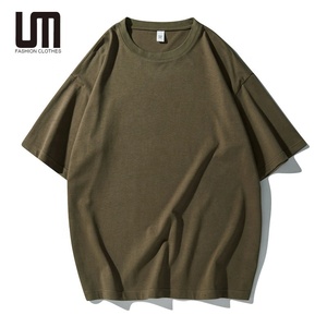 Liu <strong>Ming</strong> New Fashion 2025 Summer Men Casual Short Sleeve Loose Beach Vacation Solid Color Cotton T Shirts