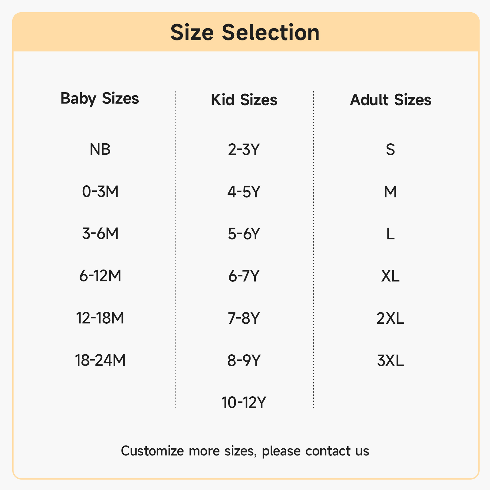More Size
