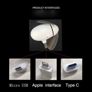 Mejor regalo de promoción smartphone personalizado mensajes led programable mini ventilador - Product Image 5