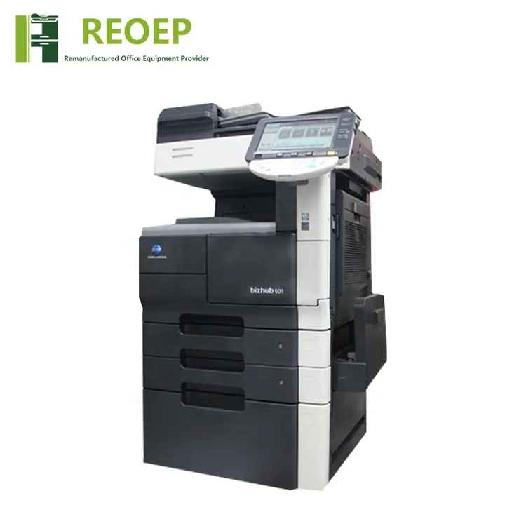 Re-fabricado fotocopiadora máquina para Konica Minolta BH501 Hot vender usado fotocopiadora máquina