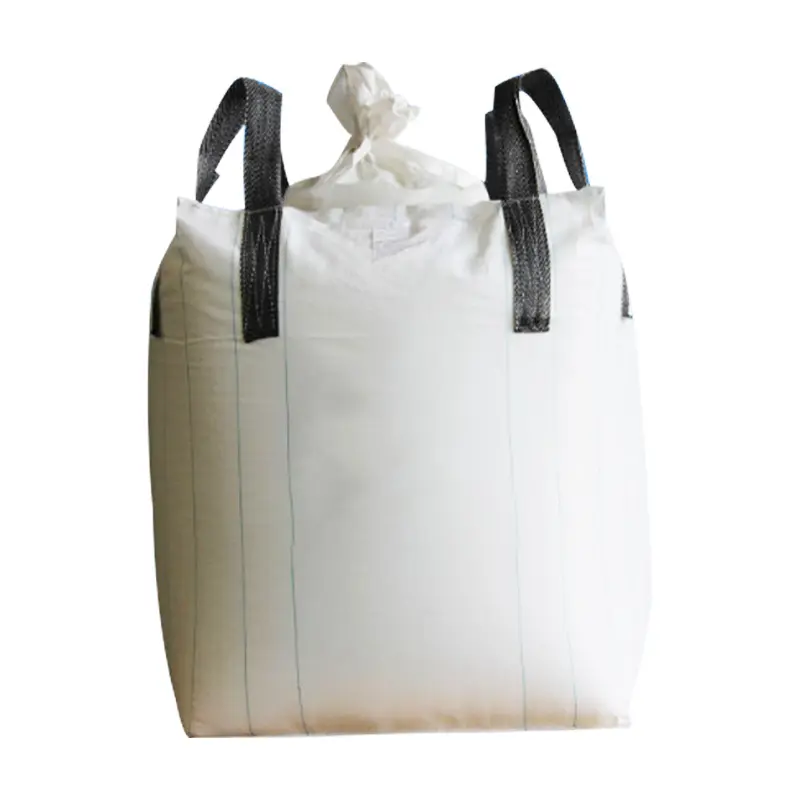 Soya tuz polipropilen FIBC çanta için % 100% bakire PP anti-statik 1 ton UV stabilize çakıl Jumbo çanta 1000kg