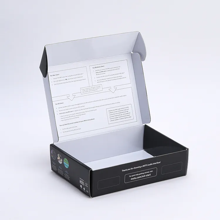 Caja de papel personalizada con inserto y ventana transparente caja de embalaje cajas de envío de regalo de joyería transparente