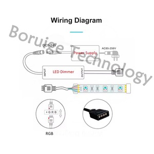 Nuovo elenco 28-Key RF Mini RGB LED Controller nero Wireless illuminazione interna telecomando RGB striscia di luce per Bluetooth dimmer 6A Out - Product Image 4