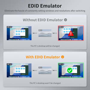 TESmart <strong>KVM</strong> <strong>Switch</strong> 2x2 Support USB 3.0 4K 60HZ USB-C Dual Monitor <strong>KVM</strong> <strong>Switches</strong>