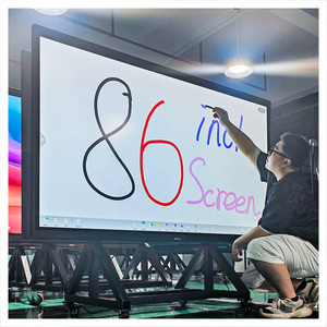55 65 75 85 86 98 110 Inci Papan Interaktif Layar Sentuh Digital LCD 4K untuk Pengajaran di Sekolah - Product Image 3