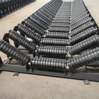 Manufacturer Best selling conveyor belt roller,Nairy conveyor parts roller for conveyor,Trough buffer idler set