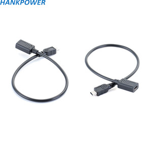 批发微型USB公到C型母适配器电缆迷你USB到C型转换器电缆 - Product Image 2