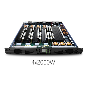 Amplificador de potencia profesional de 4 canales y 2000W, sistemas de audio comerciales, salida de alta potencia, carcasa de Metal, altavoces de matriz de línea pasiva - Product Image 3