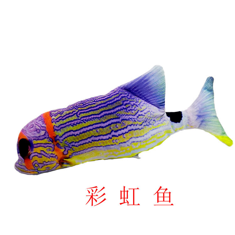 poisson gris-arc-en-ciel