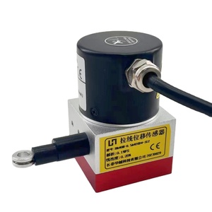 Potenciómetros de cuerda de 500mm Señal de pulso digital Posición lineal String Pot 24V Codificador de cable de dibujo