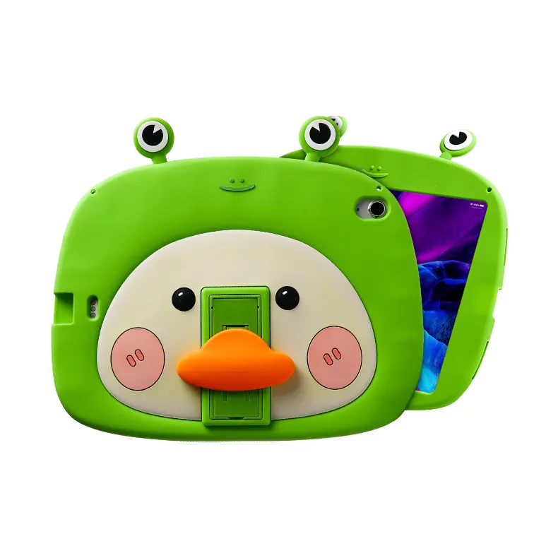 Housse de tablette pour enfants pour iPad Air 4/5 10.9 pouces étui de tablette en silicone universel couverture en silicone animaux de dessin animé onglet