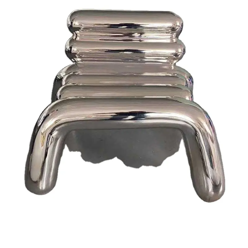 Cadeira reforçada da fibra de vidro do tubo do aço do designer italiano