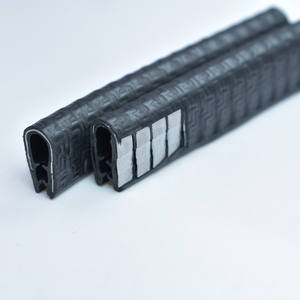 Porta do carro Junta De Vedação De Borracha De Silicone Preto Borda Da Porta Do Carro Guarnição Tira De Vedação Decorativa Em Forma De U-Tira De Vedação Anti-Scratch - Product Image 5