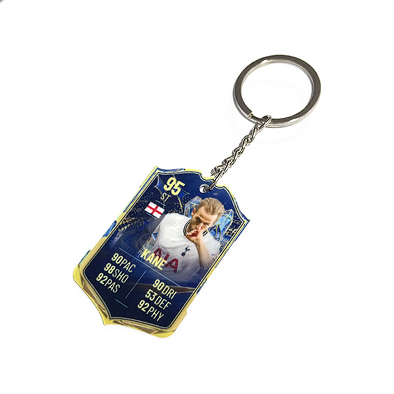 Porte-clés acrylique football-kane