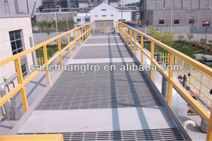 แผ่นตะแกรงตาข่ายไฟเบอร์กลาส SMC กันลื่น - Product Image 2