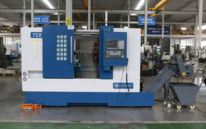 Torno Cnc GSK/Fanuc/Siemens a la venta, torno cnc de torneado, cama inclinada, máquina de torno Cnc de eje C Tck56D para Metal - Product Image 3