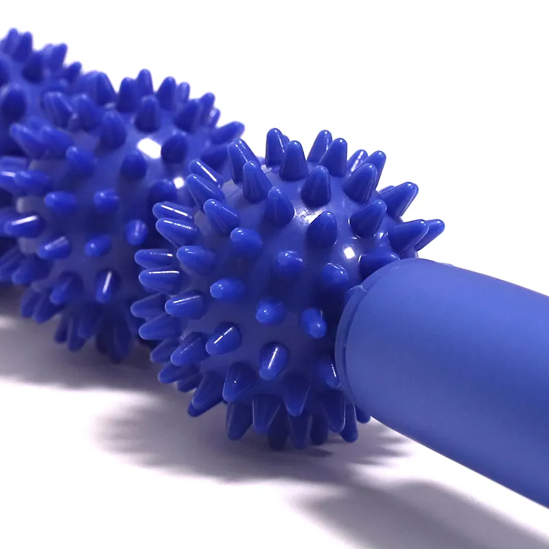 Amyup Hoge Kwaliteit Blauwe Massage Stick Met Puntige Ballen