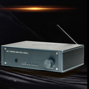 Para Samtronic Hi-Fi Mini Amplificador De Áudio Estéreo TPA3116 Dual Channel Amplificador 200W Estante Passiva Speaker Kit Computador