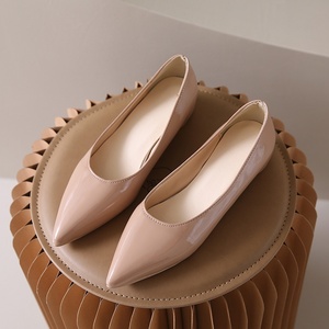 Yeni bahar sonbahar koleksiyonu kadın fransız çıplak sivri burun düz ayakkabı Slip-On kapatma Commuting akşam için maç kolay - Product Image 3