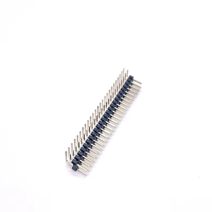 PCB personalizzato 1.27mm 2.0mm 2.54mm Pitch varietà 8p 12p 16p 26p 32p 14p spina ad angolo retto doppia fila di intestazione connettore - Product Image 1