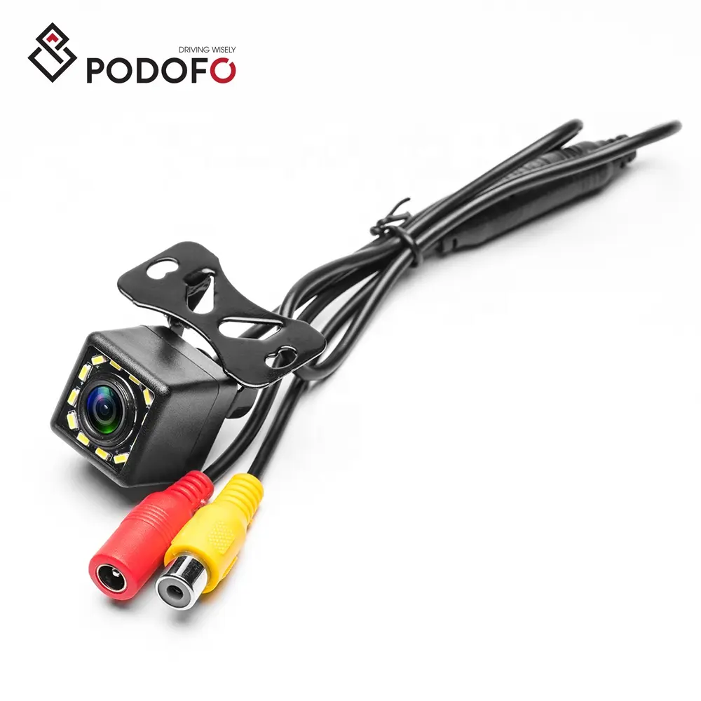 Podofo 12 LED Car Rear View Camera 170 Wide Angle HD CCD Night Vision Waterproof Backup Reversing Parking Cameras