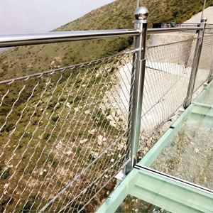 Linh hoạt hàng rào an toàn lưới-thép không gỉ 304/316 Wire Rope <span class=keywords><strong>Net</strong></span> cho atrium & xây dựng nội thất bảo vệ - Product Image 5