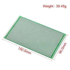 5 adet 9x15 <span class=keywords><strong>cm</strong></span> prototip <span class=keywords><strong>PCB</strong></span> 2 katman 9*15CM panel evrensel kurulu çift taraflı 2.54MM yeşil