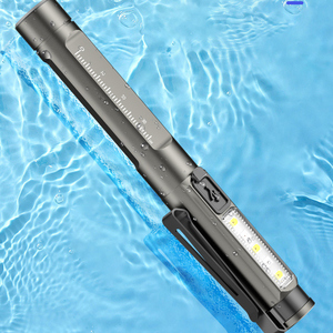 Yüksek kaliteli 3 ışık kaynağı <span class=keywords><strong>Mini</strong></span> kalem ışık dahili pil tip-c İşlevli tıbbi kalem fener ölçekli açık el feneri - Product Image 6