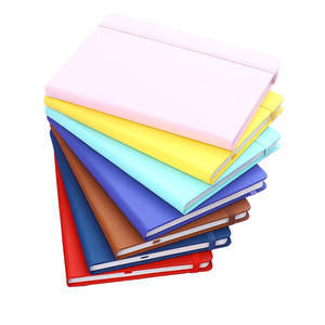 Custom carine ragazze A5 cartonato diario 100 fogli semplice colore puro filo elastico con stringhe di carta più spessa taccuini in pelle