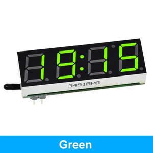 3 in 1 LED RX8025T digitale modulo di tensione della temperatura dell'orologio tempo/termometro/voltmetro DC 5-30V per Arduino