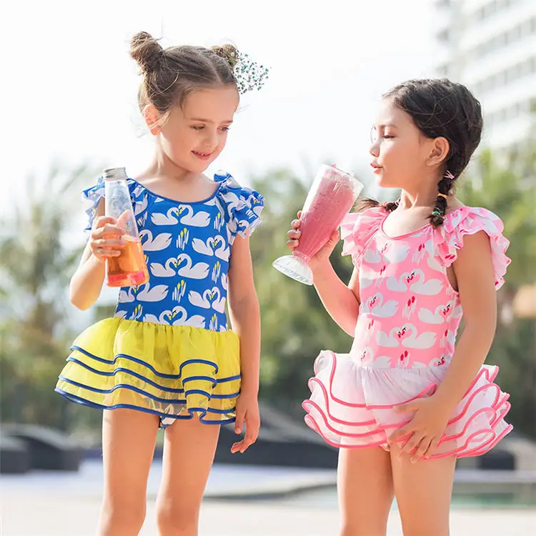 फैक्टरी प्रत्यक्ष मूल्य सुंदर लड़कियों बिकनी एक टुकड़ा बच्चों पोशाक बच्चों के लिए Swimwear के गर्मियों