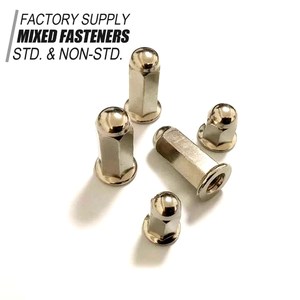 Nhỏ Metric Carbon thép kẽm mạ vòm cap Nuts loại 1 & 2 <span class=keywords><strong>acorn</strong></span> Nuts M3 ô tô lớp - Product Image 5