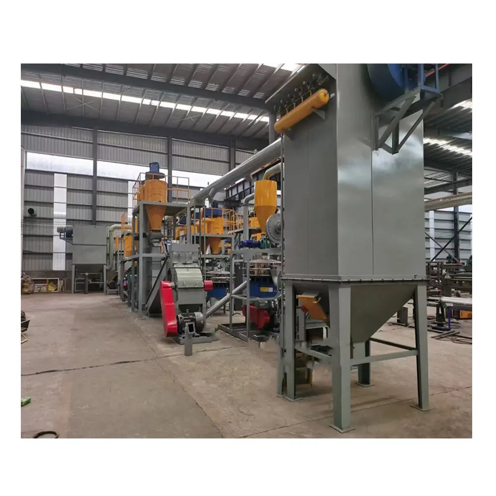 구리 생산 라인 분리에 사용되는 폐기물 인쇄 회로 기판 및 라디에이터 재활용 기계 판매 설계