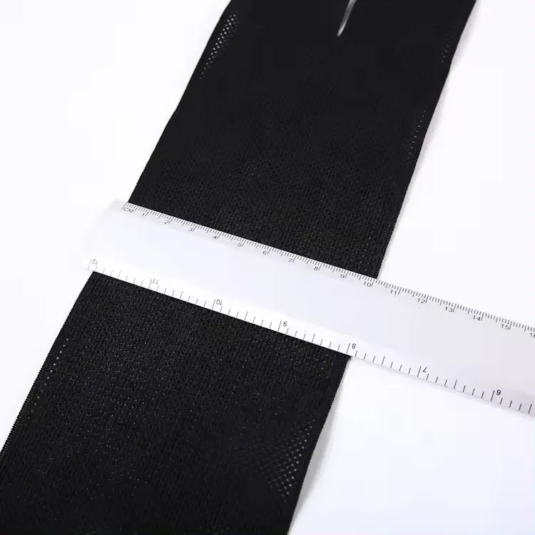 hochfester jacquard schwarz verstärkungsband elastisches band stoff für strapsen radsport kleidung