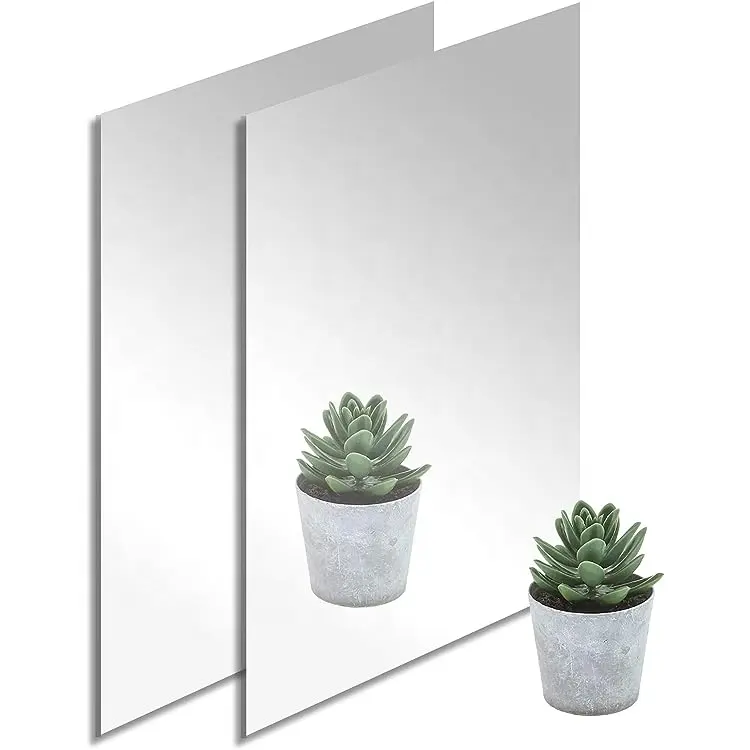 Зеркало акриловый лист самоклеящийся зеркальный пластиковый акриловый лист для декоративной мебели вывески и ремесла литой акриловый лист