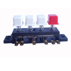 Interruttore a 4 pulsanti in ottone e plastica per ventole interruttore elettronico a tastiera meccanica con combinazione 2NO per elettrodomestici - Product Image 5