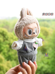 POP MART için otantik Labubu Macaron oyuncaklar & Popart Labubu Macaroons giyim PVC malzeme sevimli canavar tasarım - Product Image 5