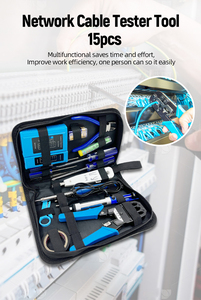 Kico ağ araçları 15 adet ağ kablosu test aracı kiti RJ45 ağ Lan kablosu aracı kiti çantası - Product Image 6