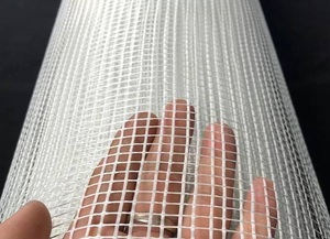 White Alkali-Resistant Fiberglass Mesh Cloth <strong>Fireproof</strong> Plaster <strong>Net</strong> with Custom Cutting Service - Product Image 3