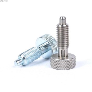 Coarse Thread Knurled Knob Self-Locking Screws Bolts <strong>Retractable</strong> Index <strong>Spring</strong> <strong>Load</strong> Plunger <strong>Pin</strong>